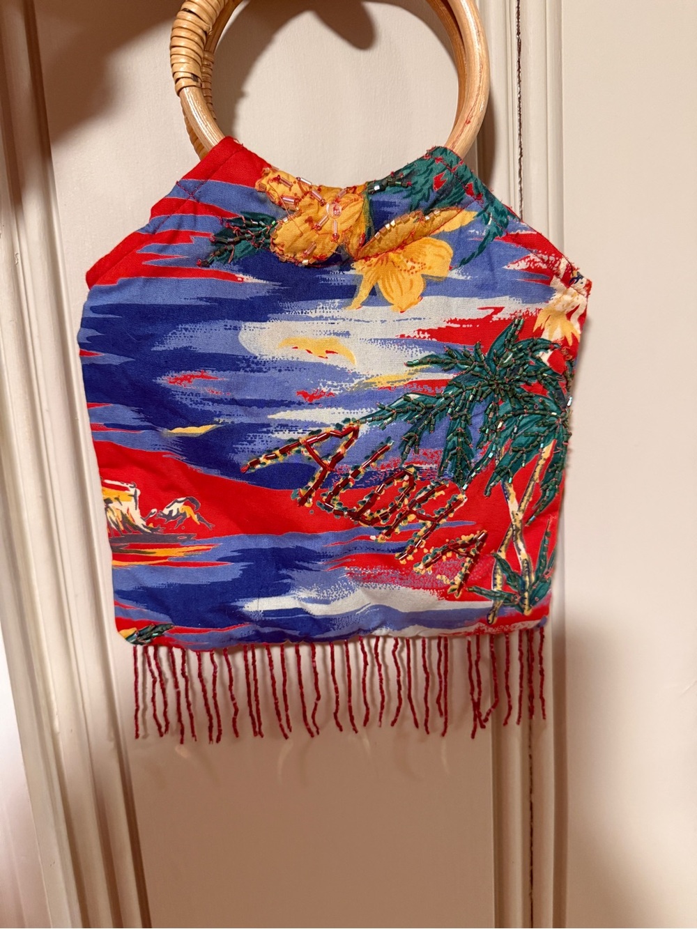 Fun Tropical Fringe Handbag